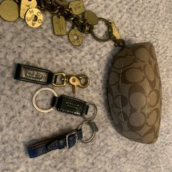 Coach Sunglass Case And Keychains Charms