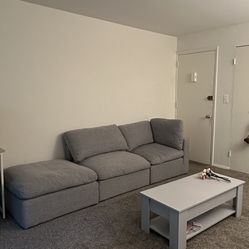 Modern Gray Sofa – Super Comfy 