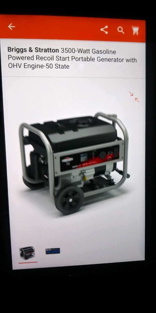 Generator 3500 watt.