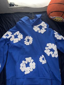Denim Tears Cotton Wreath Hoodie Blue