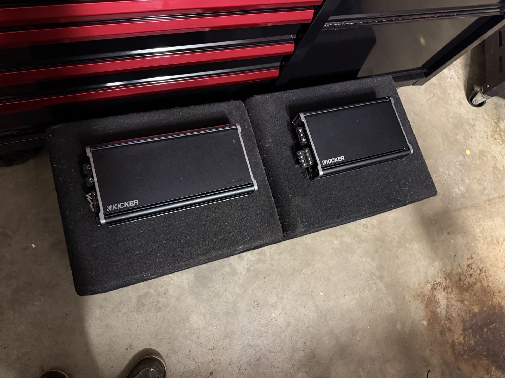 2x Kicker 12in L7, Kicker CXA1800.1, Kicker CXA360.4