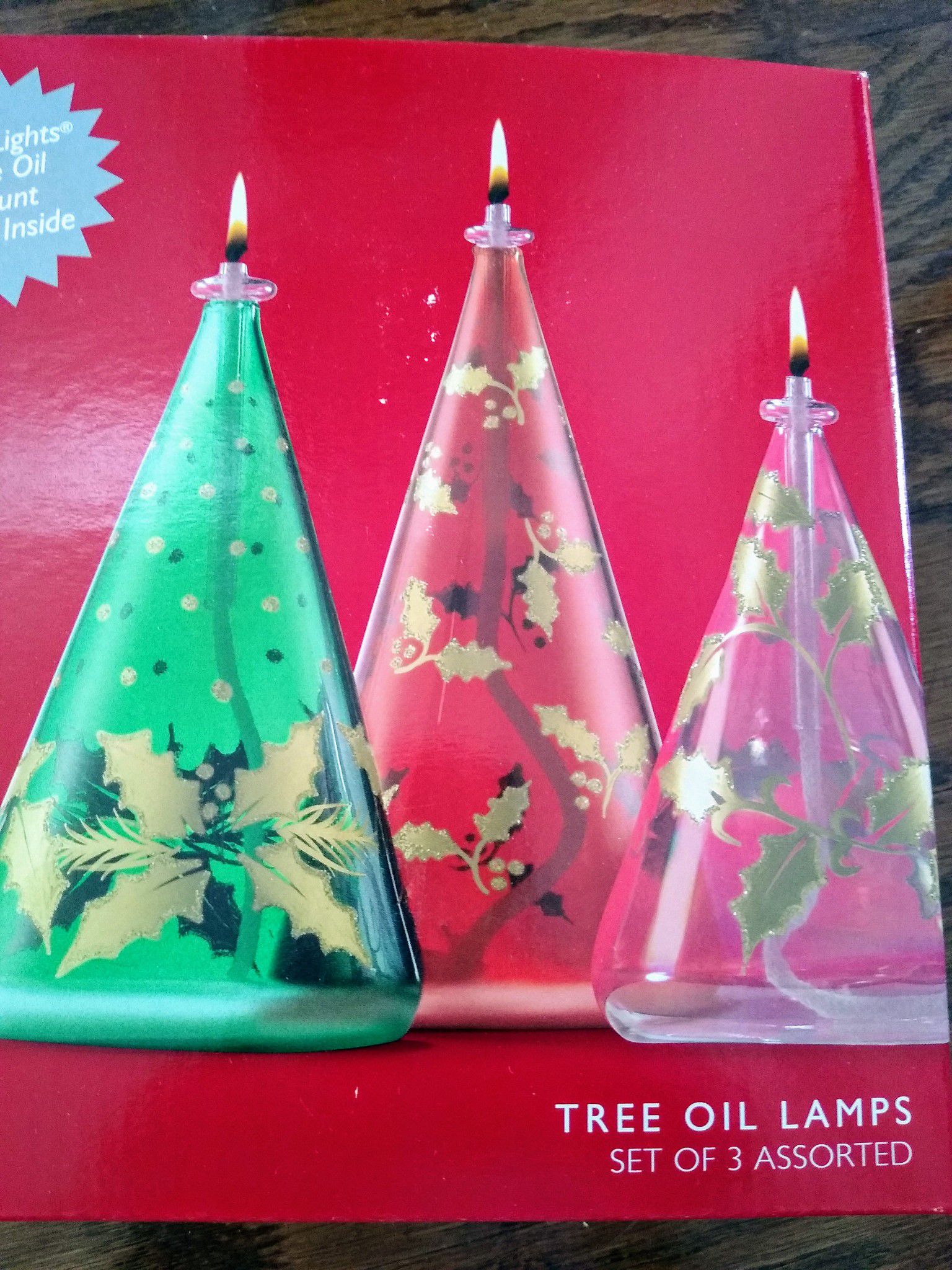 Christmas Tree Oil Lamps