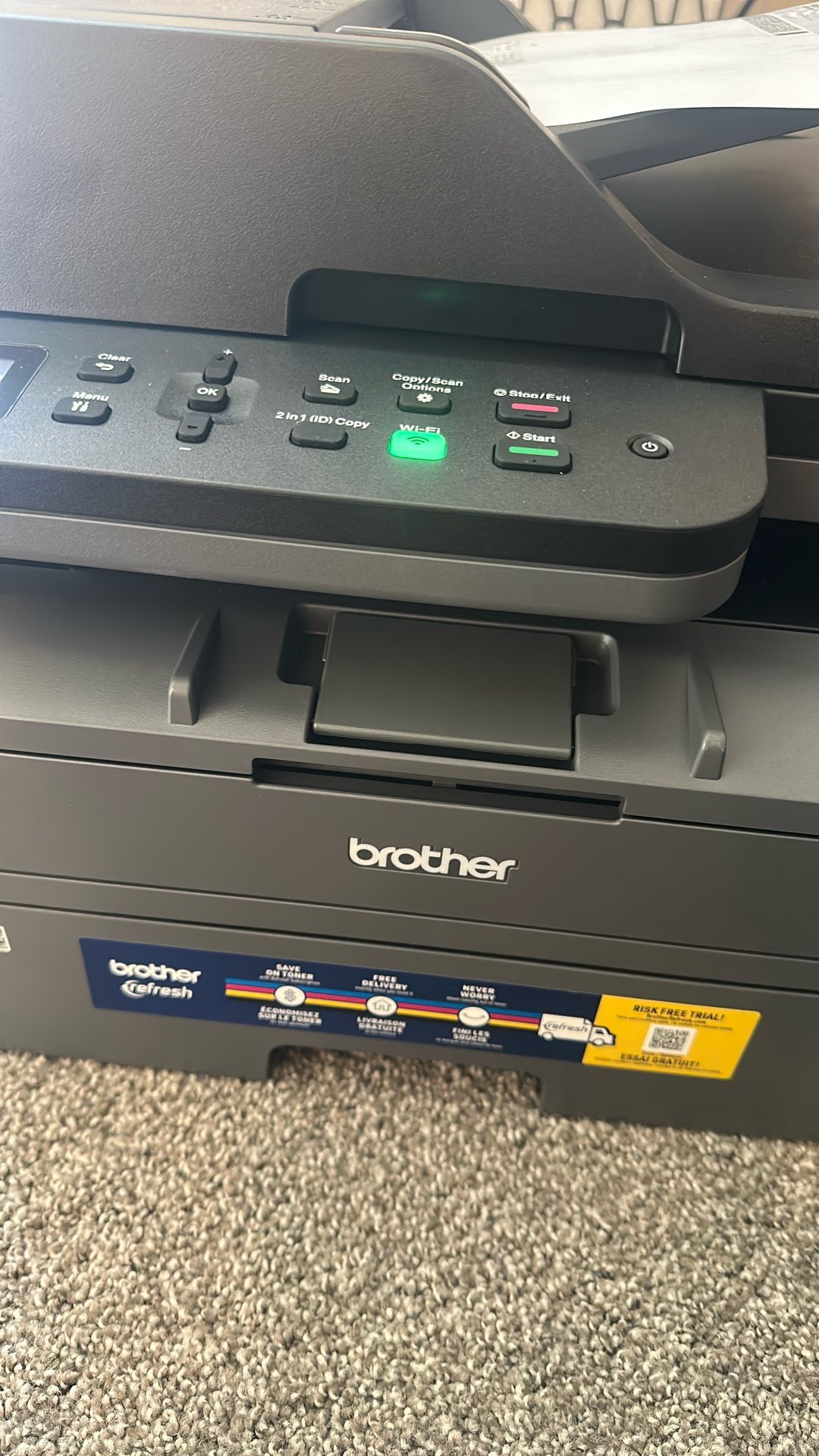 Brother DCP-L2640DW Wireless Compact Monochrome Multi-Function Laser Printer