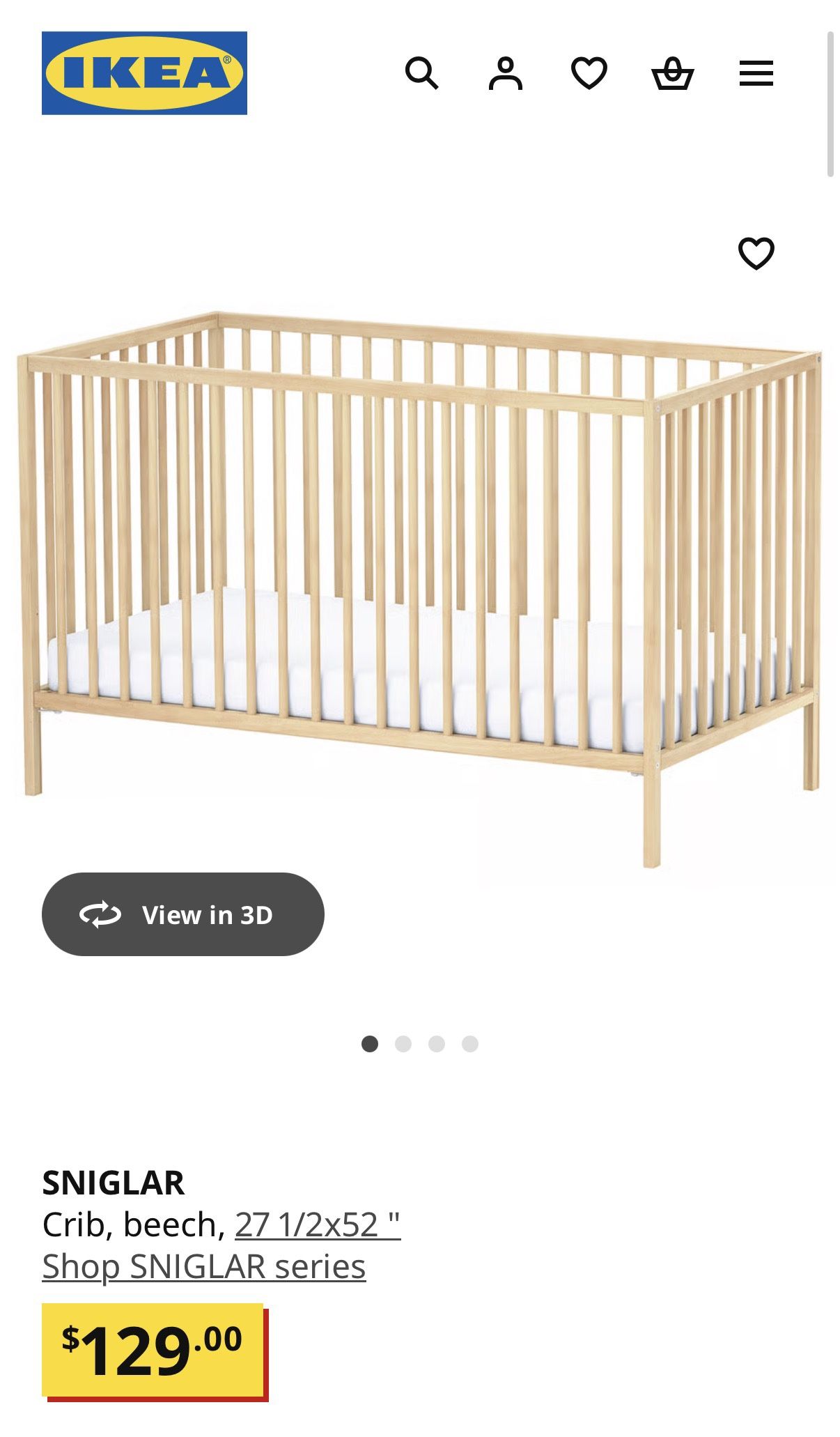 IKEA Baby Crib