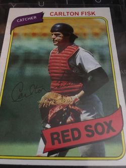 Baseball cards Carlton Fisk