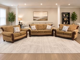 Free Delivery - Super Comfy & Clean Living Room Sofa Set