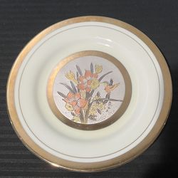 The Art of Chokin Gilded with Gold & Silver Decorative Plate