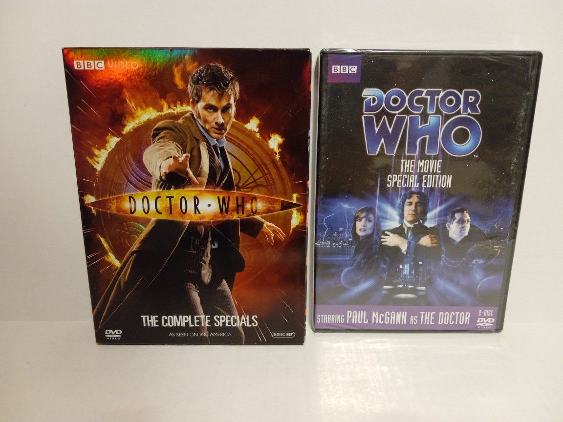 DOCTOR WHO: THE MOVIE SPECIAL ED. SEALED + THE COMPLETE SPECIAL BOX