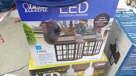 Led Outdoor Lanters 2 pack