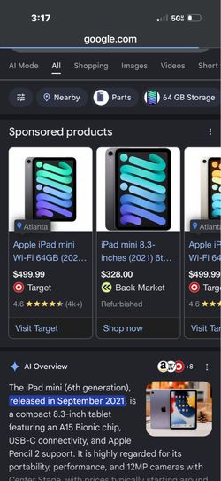 Ipad Mini 6 Generation