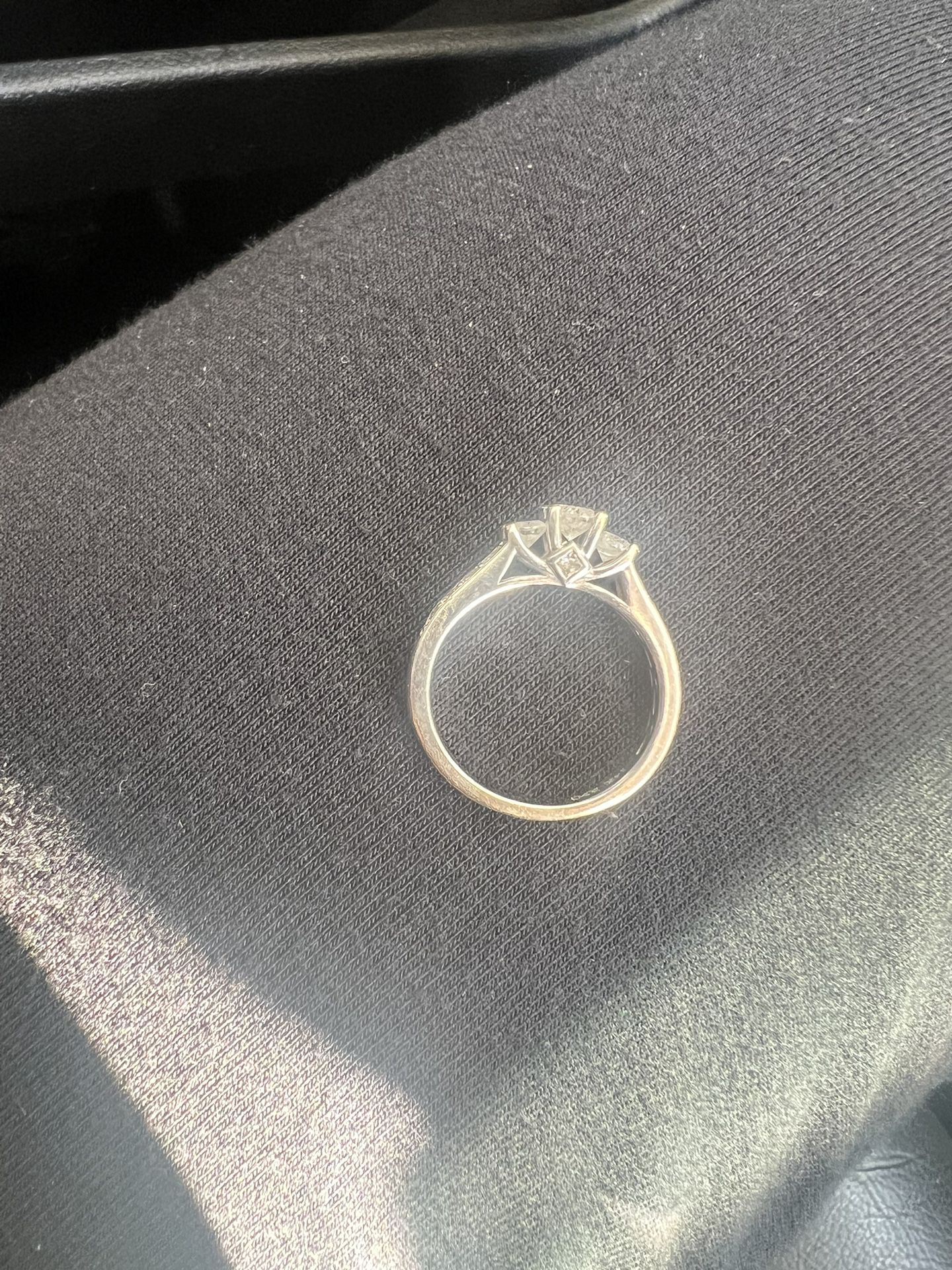 Diamond Three-Stone Engagement Ring (1 ct. t.w.) in 14k White Gold