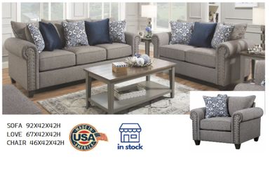 2 Pcs Sofa and Loveseat $1049