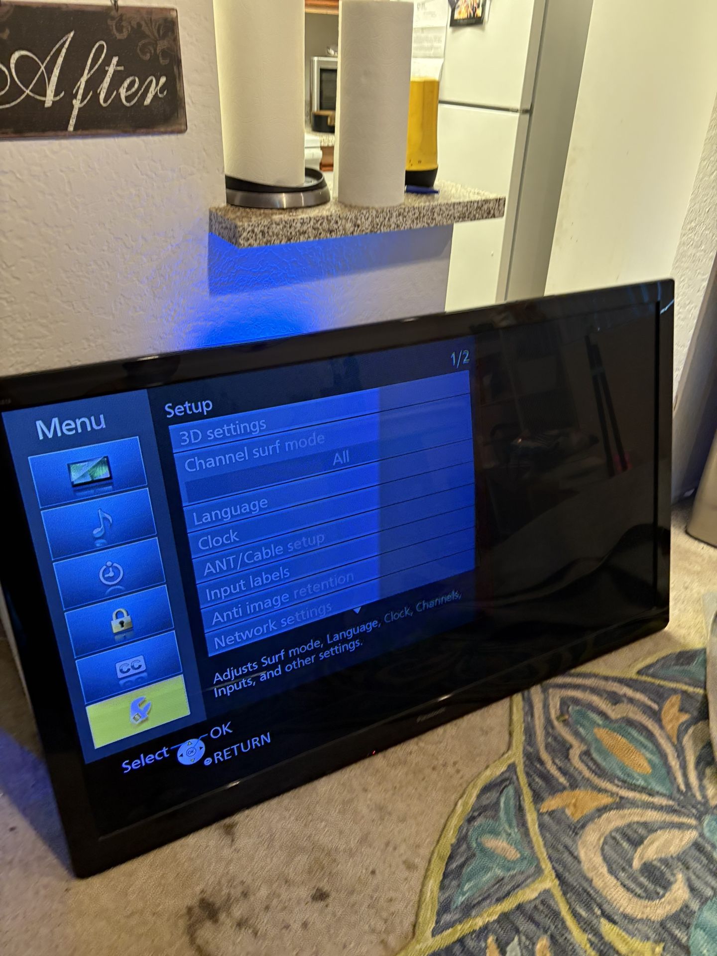 65’ Panasonic Tv Smart  And Sony Surround Sound
