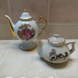 2 Miniature Tea Pots
