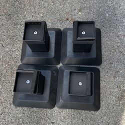 Bed Raising Blocks, Furniture Risers - Tall, Safe, Sturdy Bed Lifts for College Dorm, Couches, Dorm Bed Riser