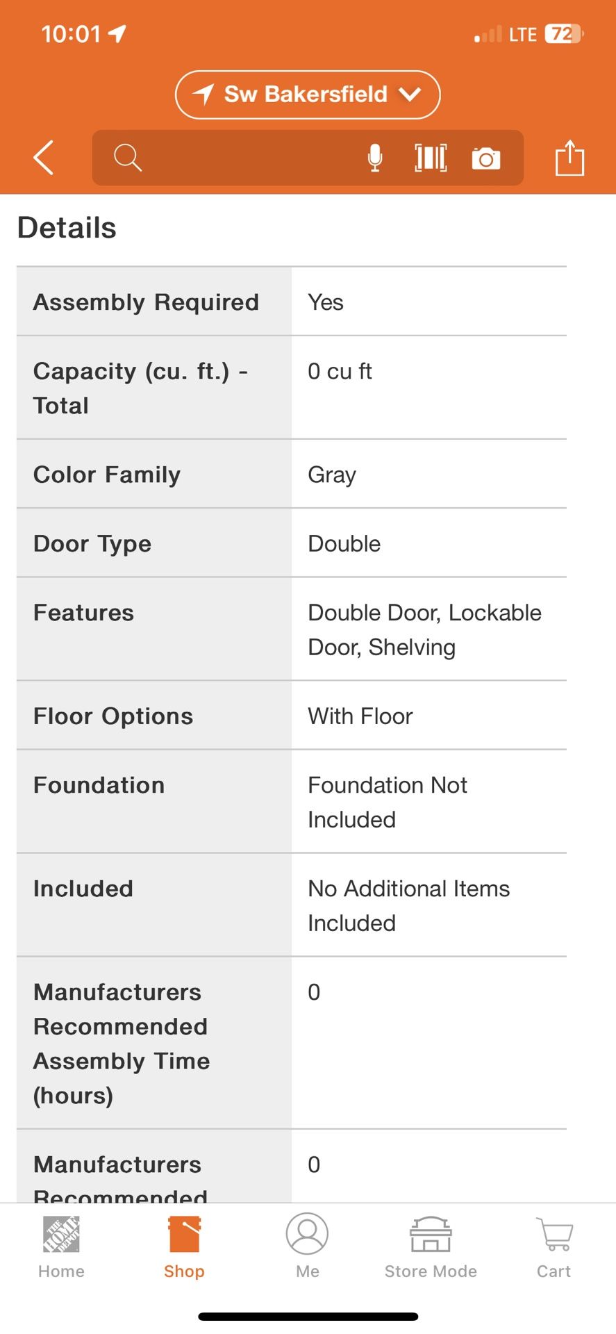 Rubbermaid 7ftx7ft Weather Resistant Storage Shed For Sale In Bakersfield Ca Offerup 8008