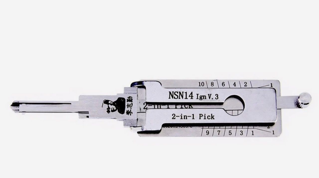 Lishi NSN14 2-in-1 Pick & Decoder (For Authorized Use)
