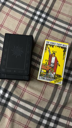 Tarot card deck with case