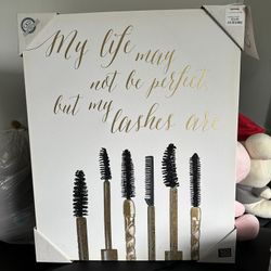 Makeup Canvas Wall Art