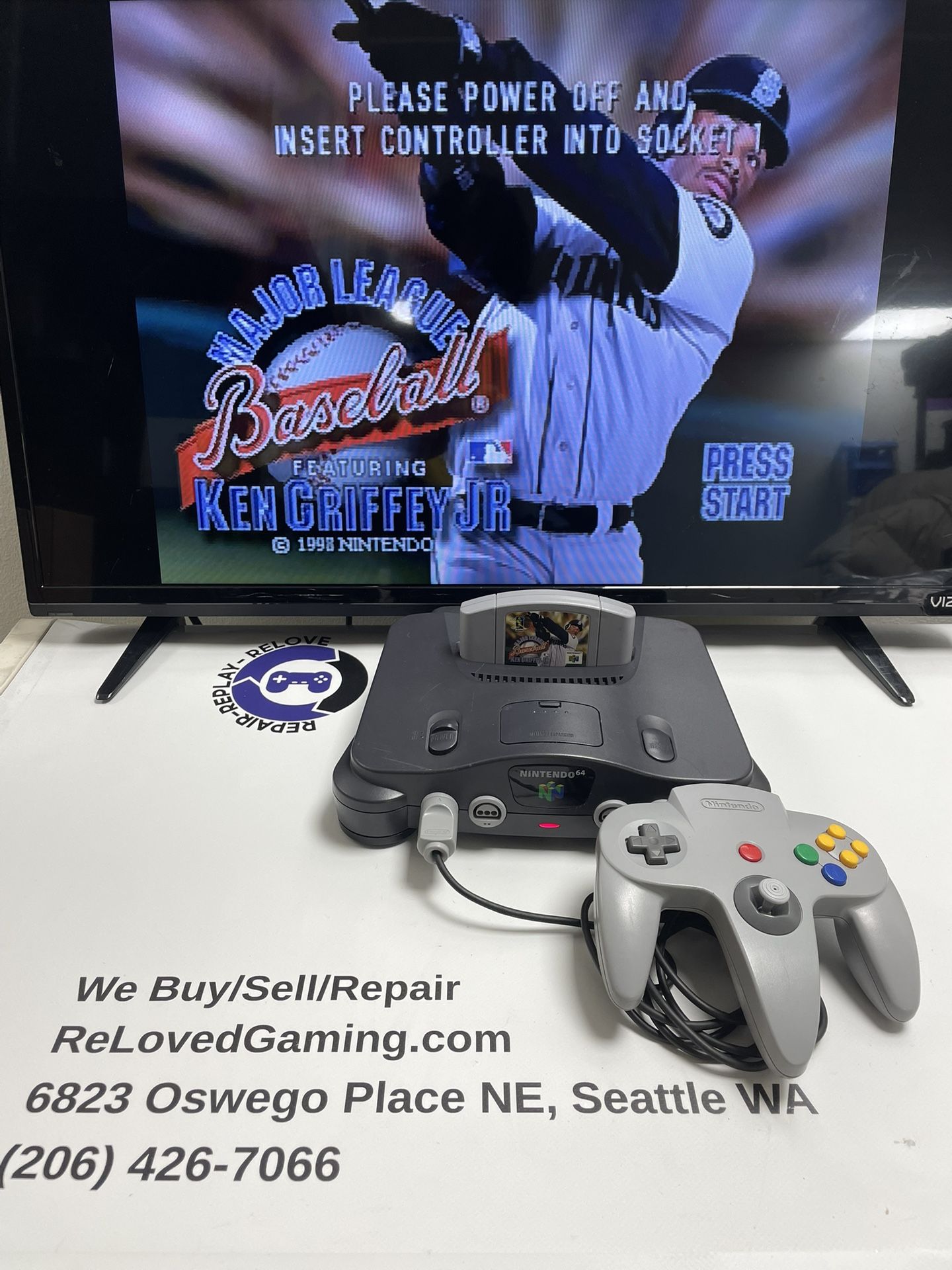 Nintendo N64 - Two Month Warranty - Tested No Issues - For Sale Or Trade