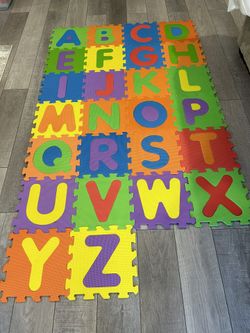 Foam Floor Alphabet Puzzle Mat Set