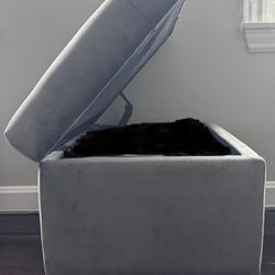 Small Storage Ottoman 