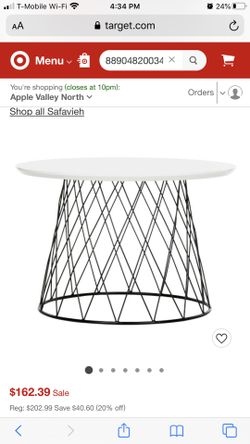 Roper End Table - Safavieh. Minior scuffs $150 OBO