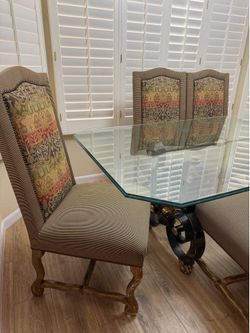 Dining table with chairs