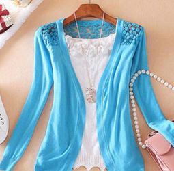 New Light Blue Sweatshirt Size S