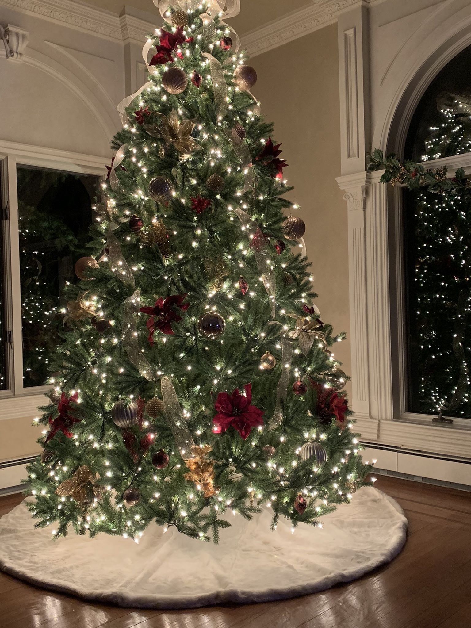 National Tree Company 9 ft. Jersey Fraser Fir Artificial Christmas Tree with Clear Lights