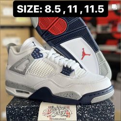 DS NEW Jordan 4 Midnight blue $350 FIRM