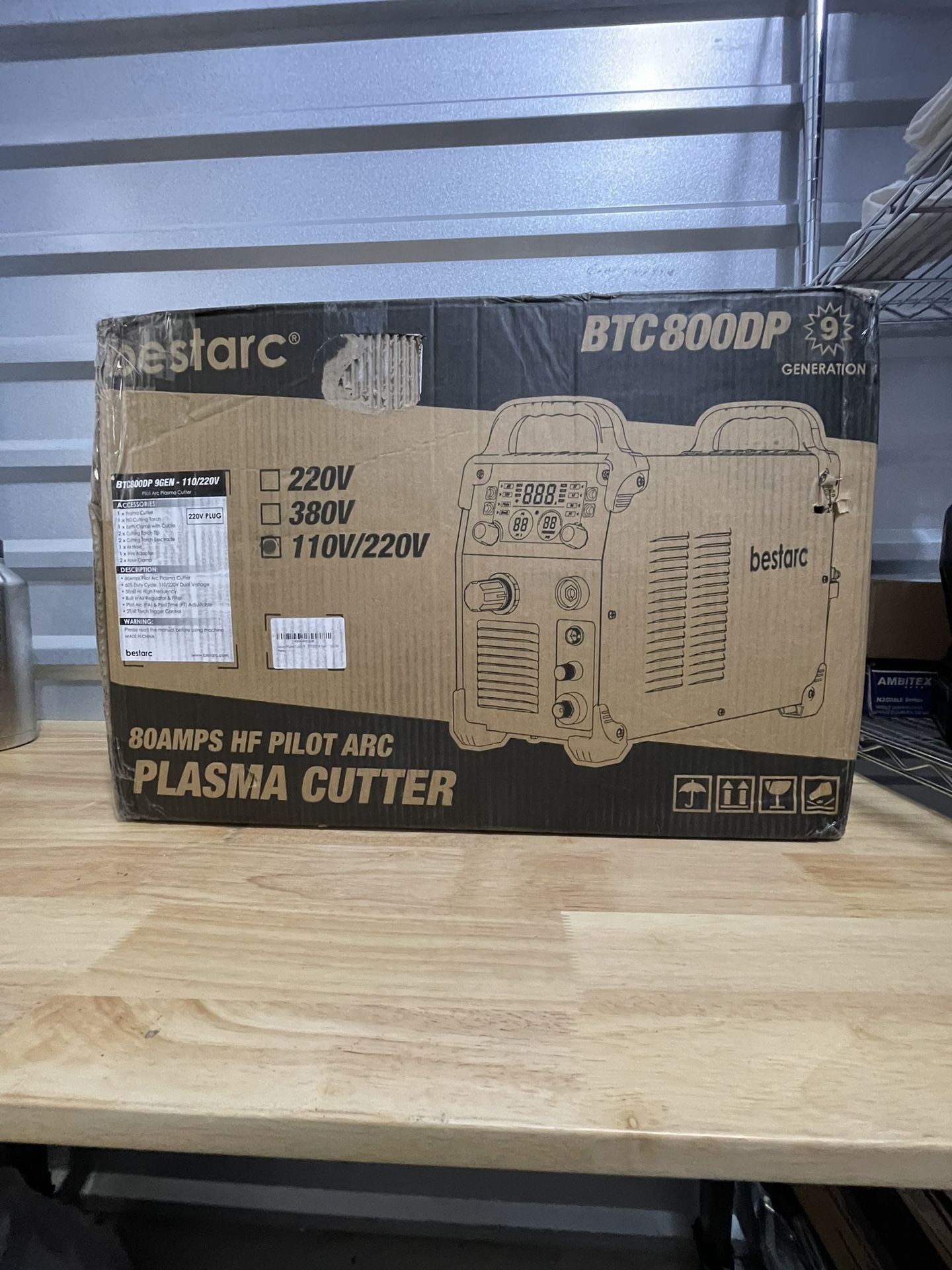 Bestarc BTC-800DP Pilot arc plasma cutter.. The Bad Boy Of plasma cutters, 9th Gen, NEW