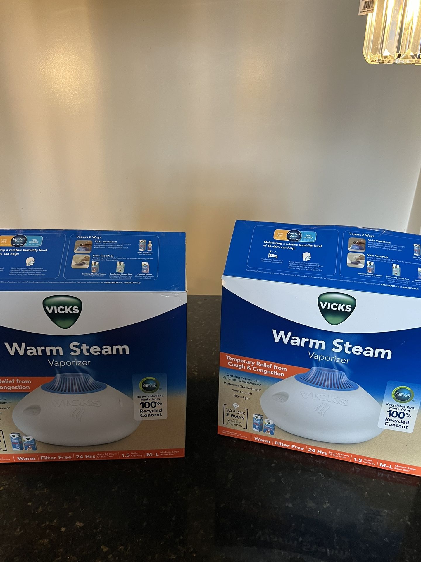 warm steam brand new