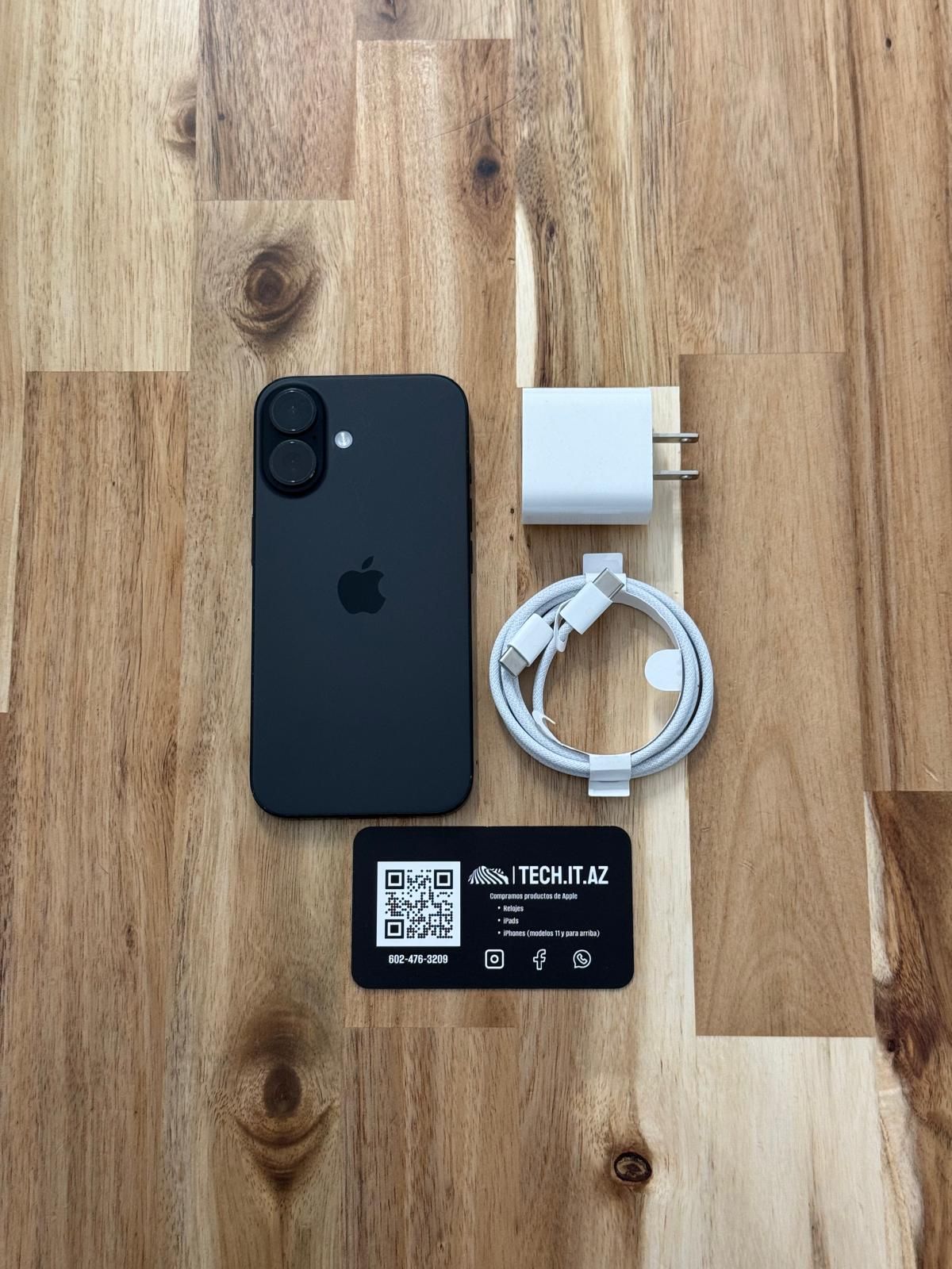 📱 iPhone 16 | 128GB | Black | T-Mobile/Metro PCS Only | Hablo Español