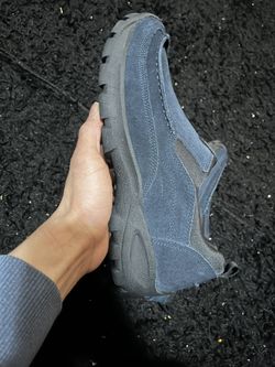 New  Men's All Weather Suede Leather Slip On Moc Shoes 10.5