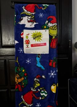 The Grinch Christmas Blanket