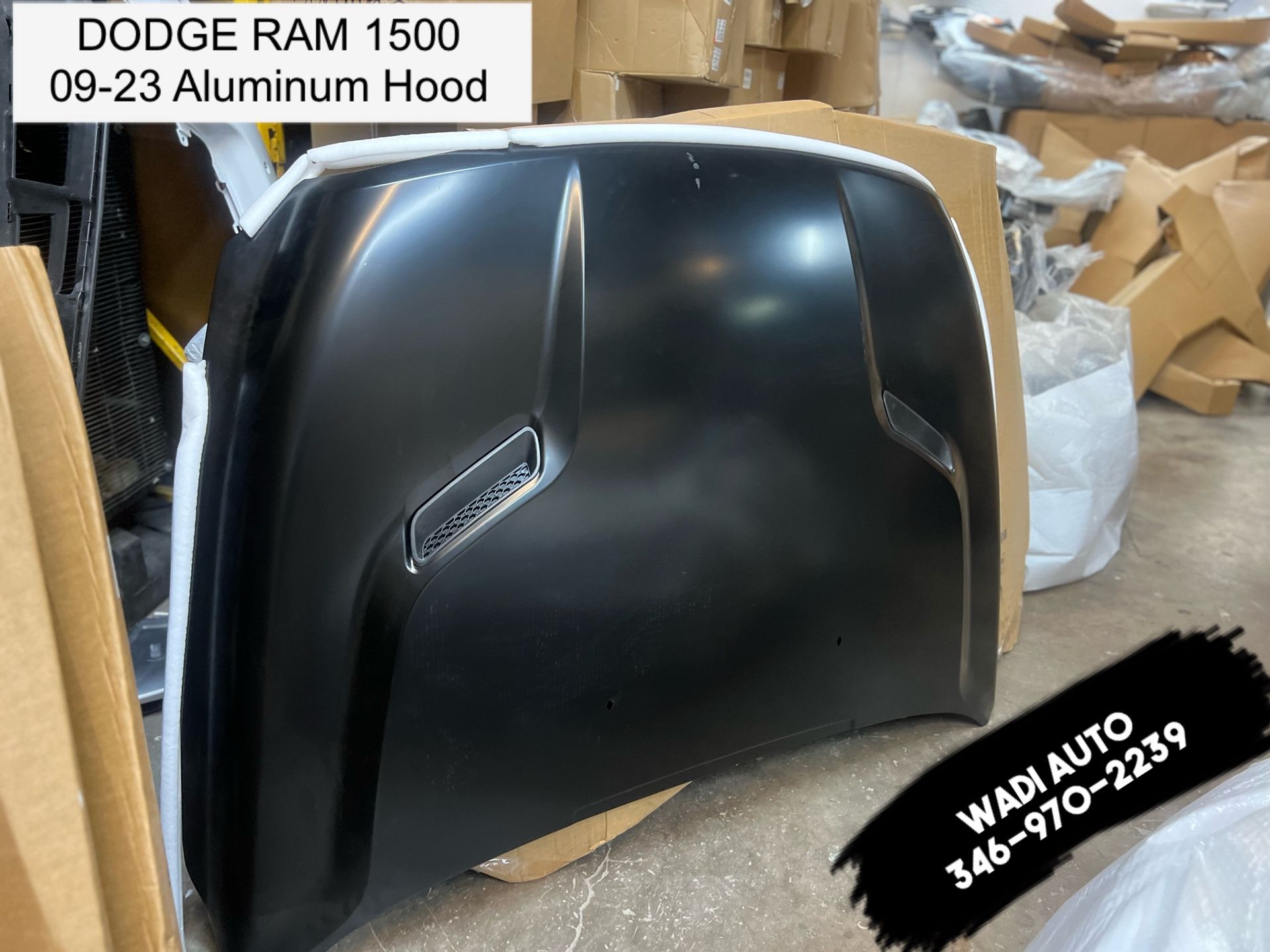 Dodge Ram 1500 Hood 09-23 Aluminum 