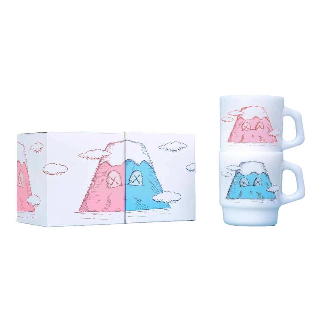 Kaws Holiday Japan Mount Fuji Mug Set Of 2