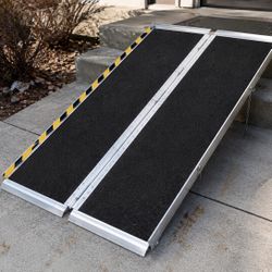 10FT Folding Wheelchair / Scooter Ramp – 800LB Capacity