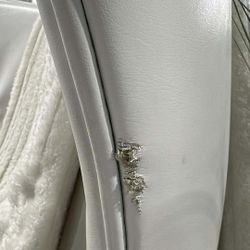 White Leather Chairs