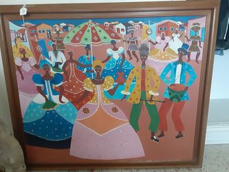 Carribian Oil painting