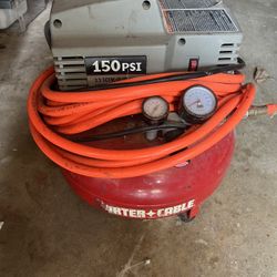 Porter-Cable 1.5 HP 6 Gallon Oil-Free Air Compressor - Reliable Power Tool! 