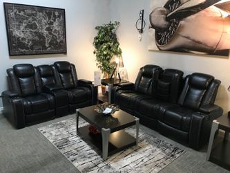White and Black color LED Power Recliner ($819) Sofa ( $1429) Loveseat ( $1399) Living Room Set ($2299)