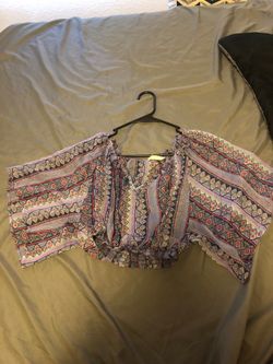Crop top blouse