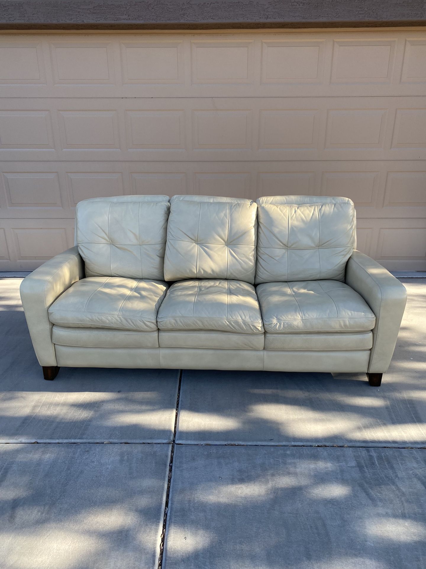 Leather Couch - Free Delivery