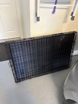 Foldable dog crate