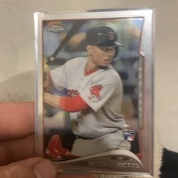 Topps chrome mookie betts  roookie!!!!!!!