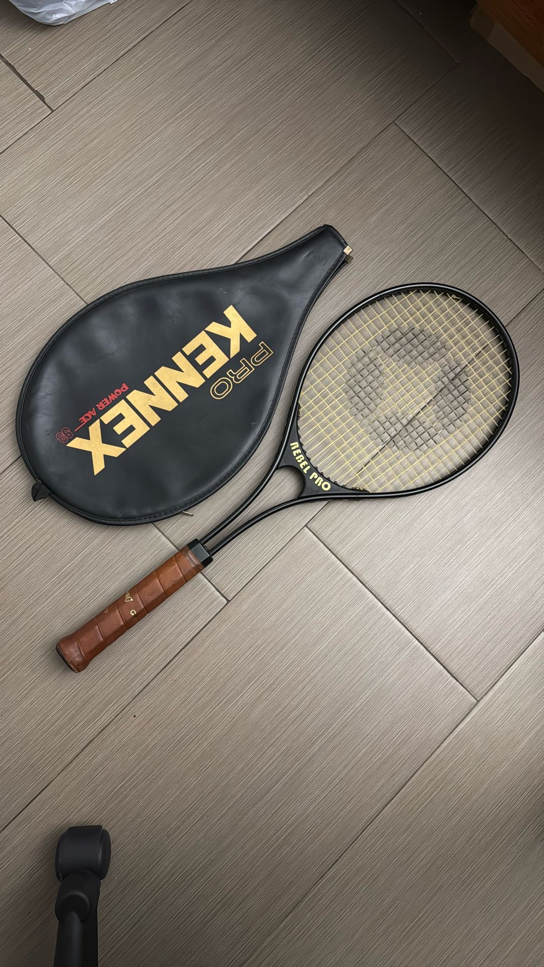 Vintage Spaulding Rebel Pro Tennis Racket