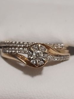 Gold and Diamond Bridal Set
