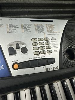 Yamaha EZ-150 Music keyboard With Stand 